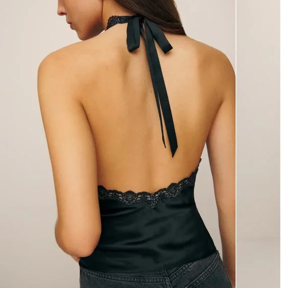 Reformation Monica Silk Top NWT - Picture 2 of 7